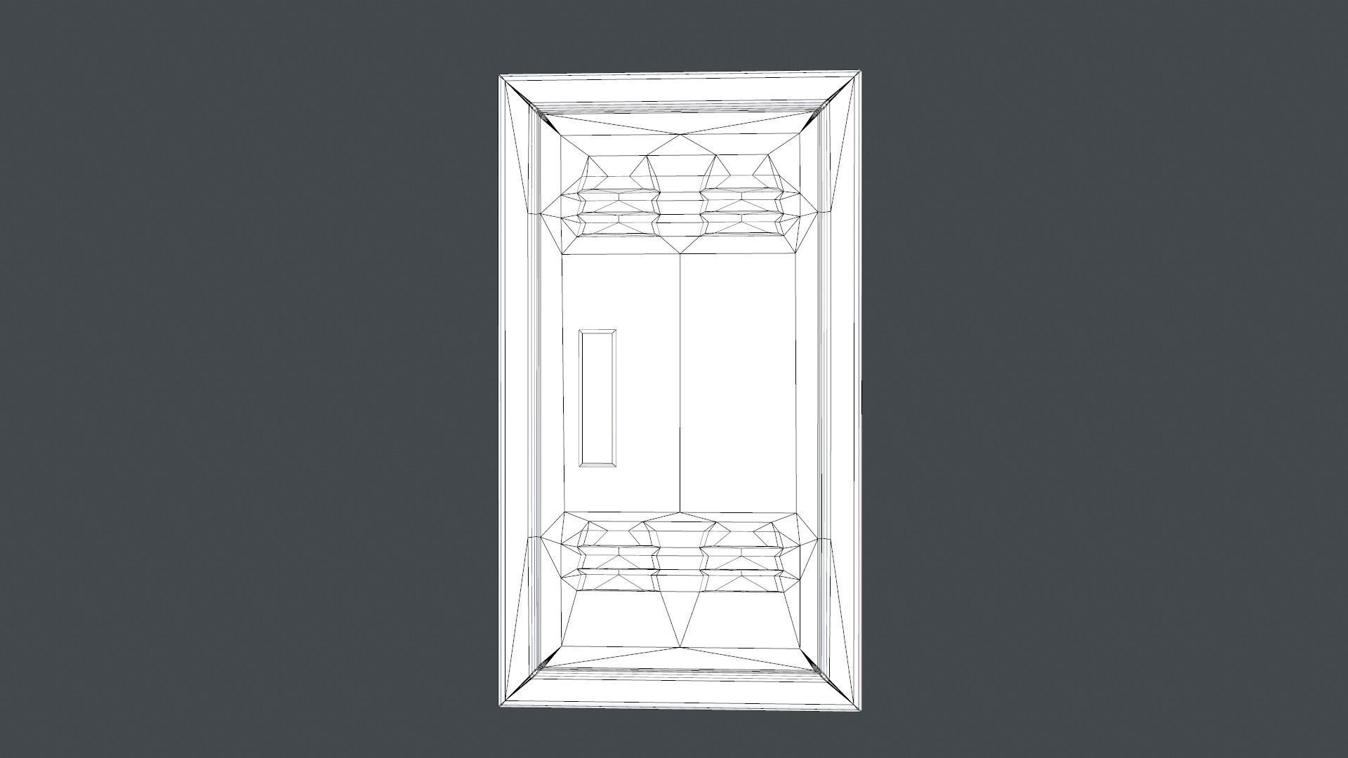 Electrical Panel Low-poly 3D model_30