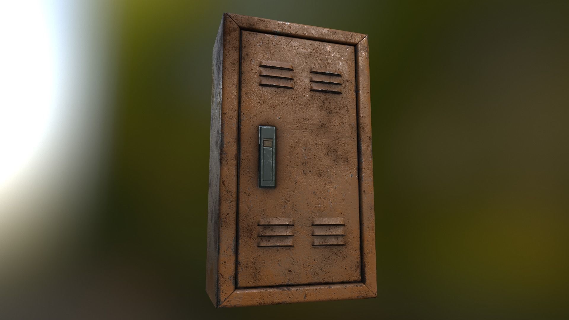 Electrical Panel Low-poly 3D model_24