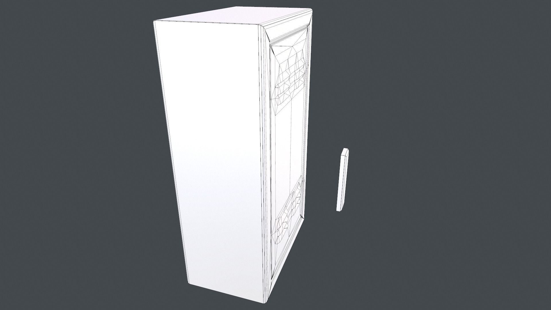 Electrical Panel Low-poly 3D model_41