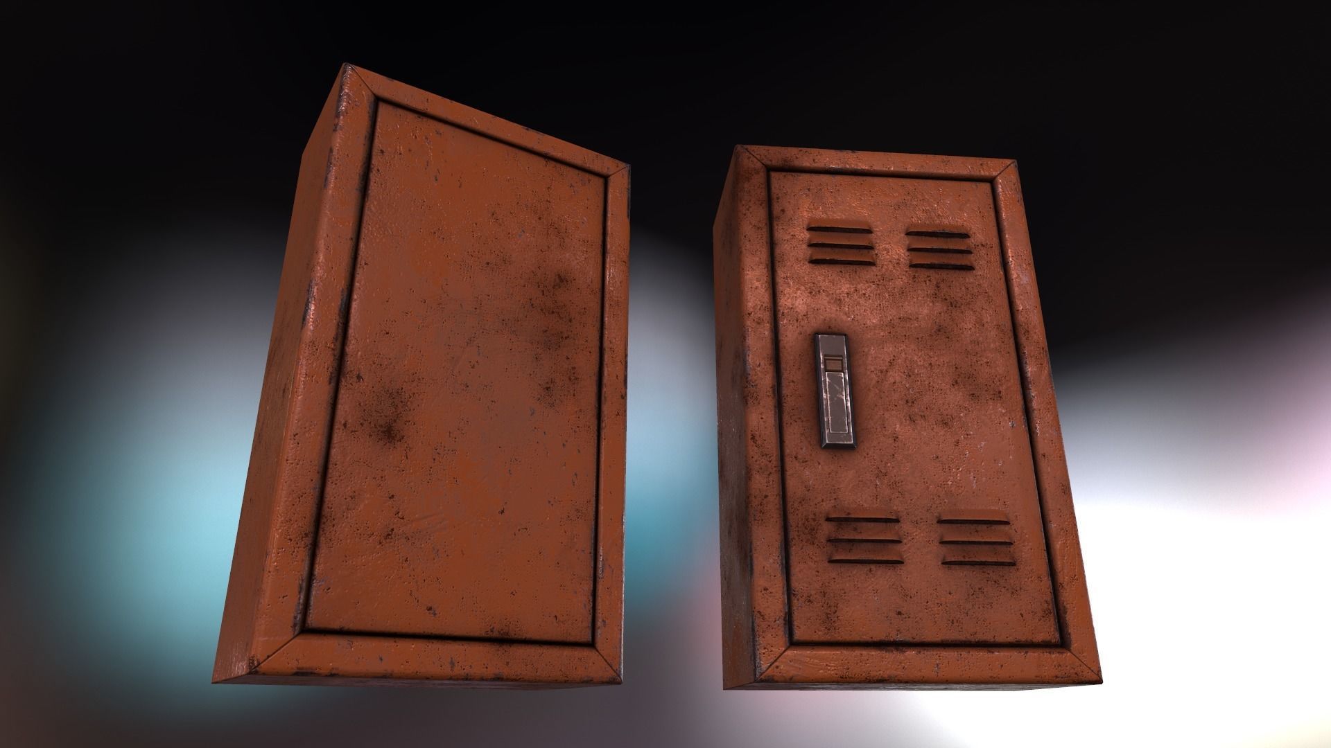 Electrical Panel Low-poly 3D model_17
