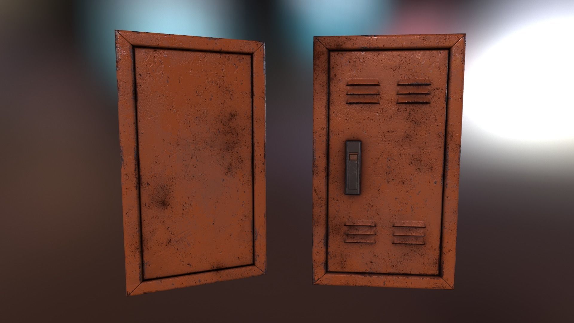 Electrical Panel Low-poly 3D model_18