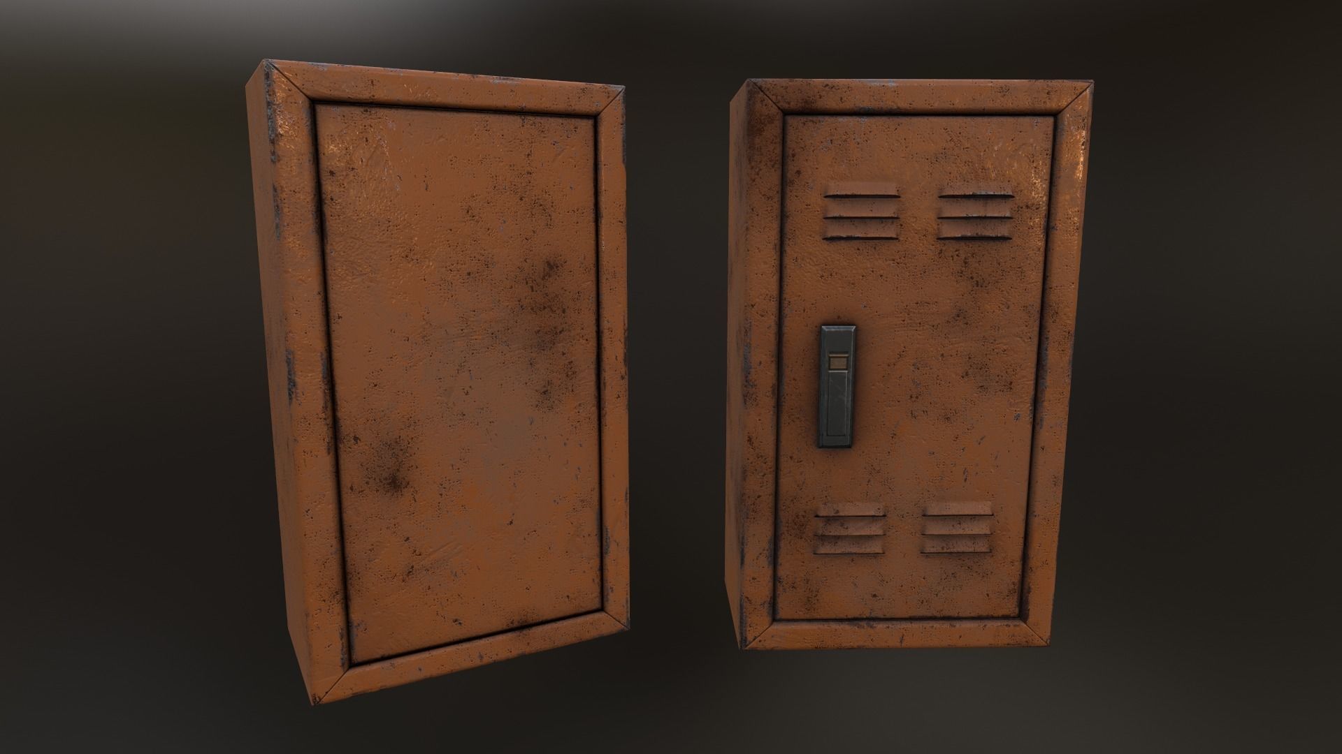 Electrical Panel Low-poly 3D model_26