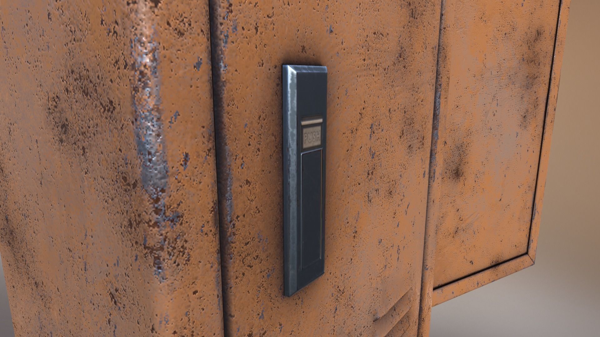 Electrical Panel Low-poly 3D model_11