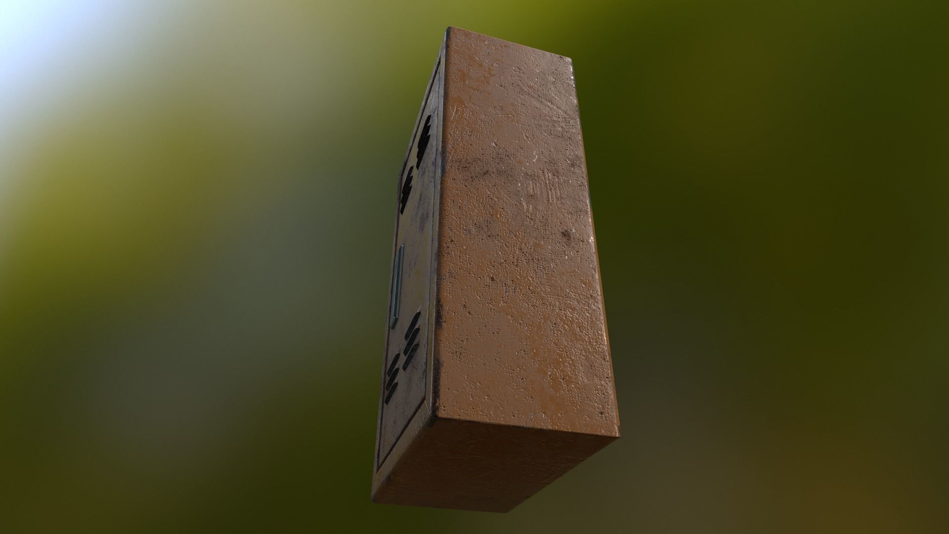 Electrical Panel Low-poly 3D model_25