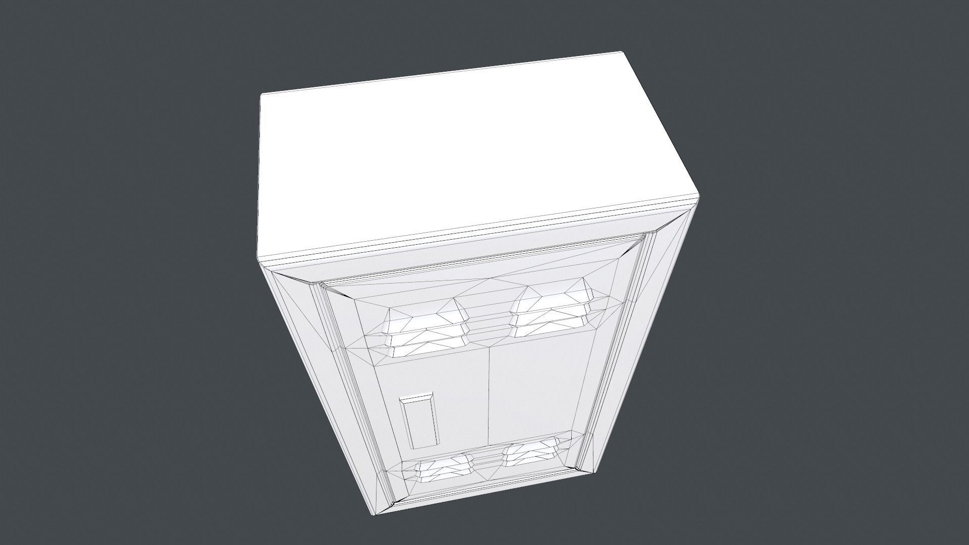 Electrical Panel Low-poly 3D model_32