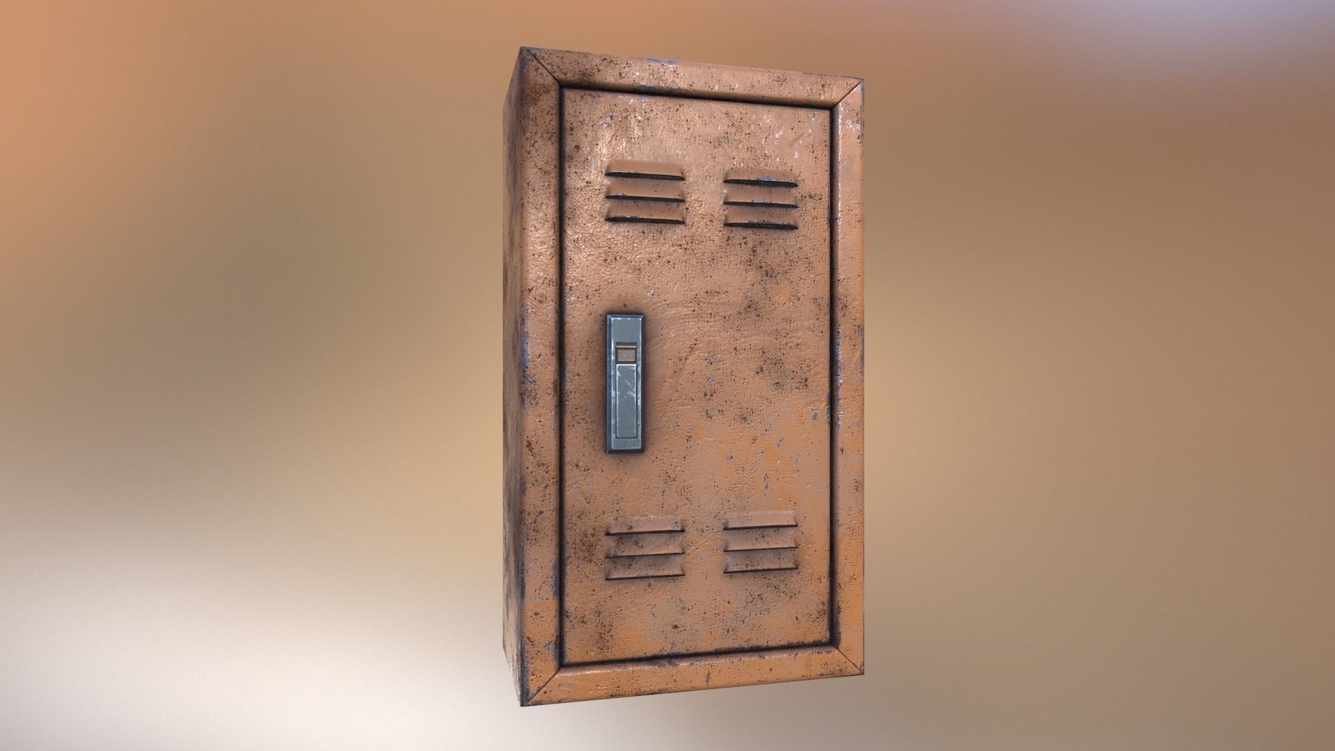 Electrical Panel Low-poly 3D model_2