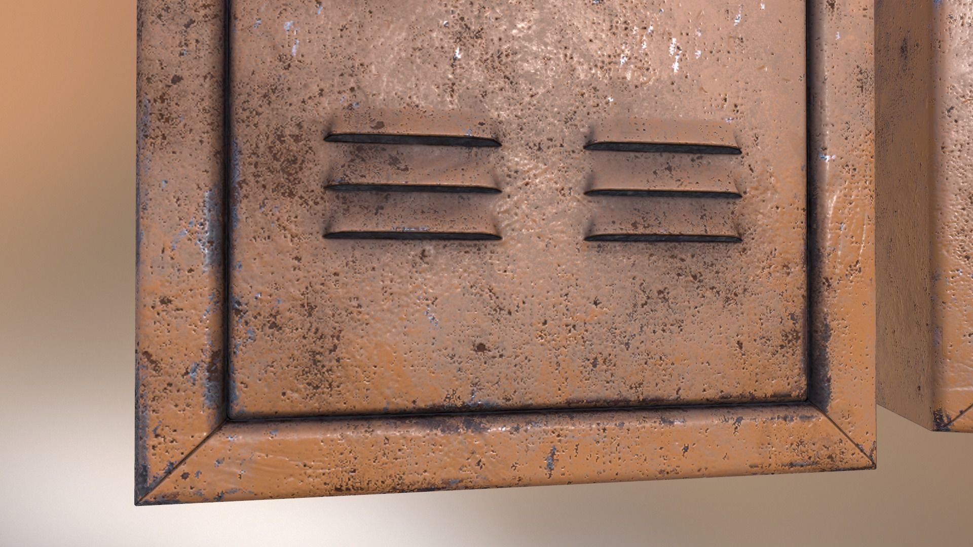 Electrical Panel Low-poly 3D model_8
