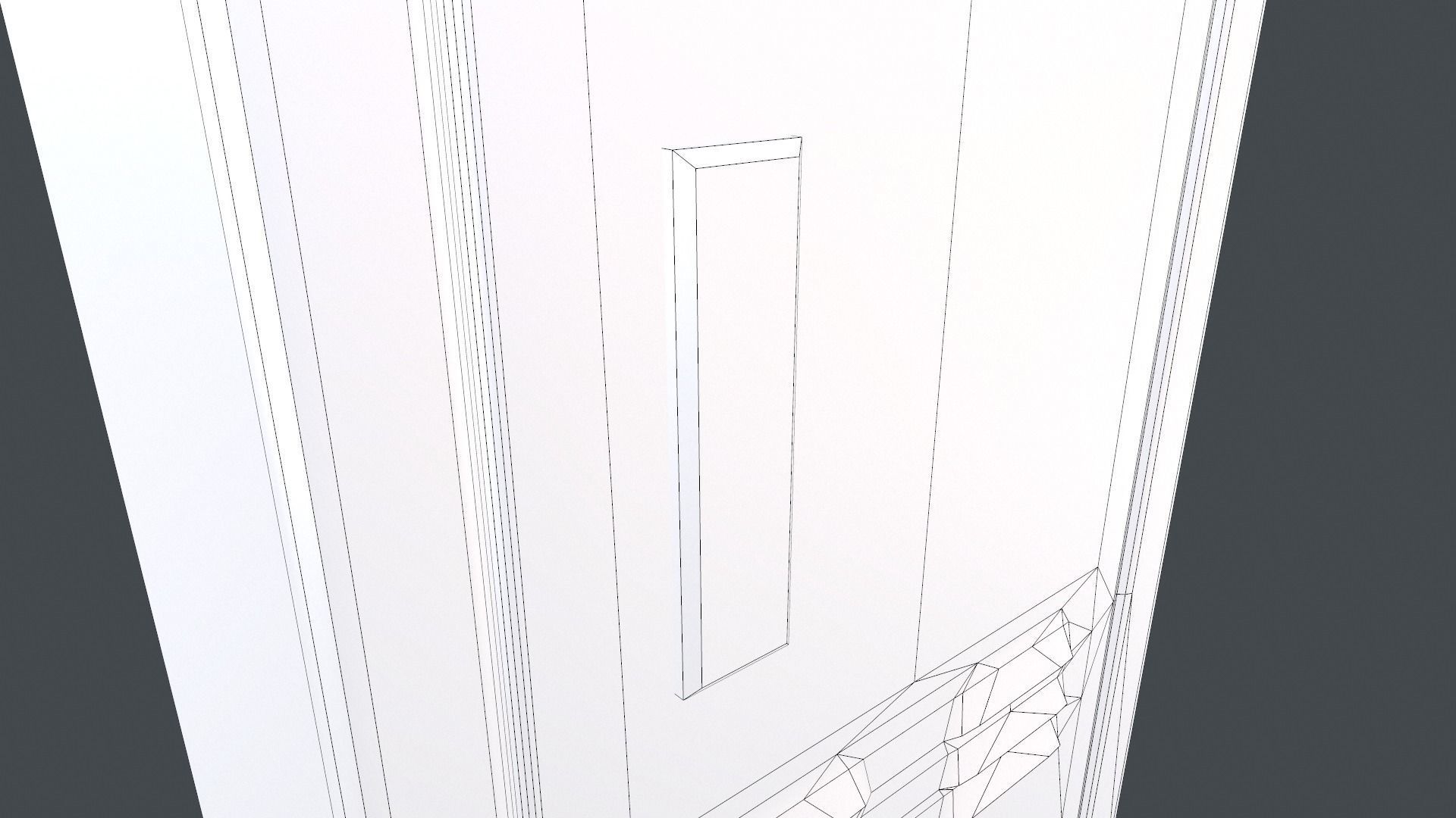 Electrical Panel Low-poly 3D model_36