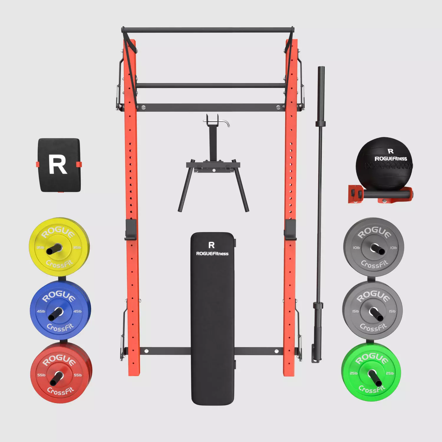 Home crossfit gym 3D model
