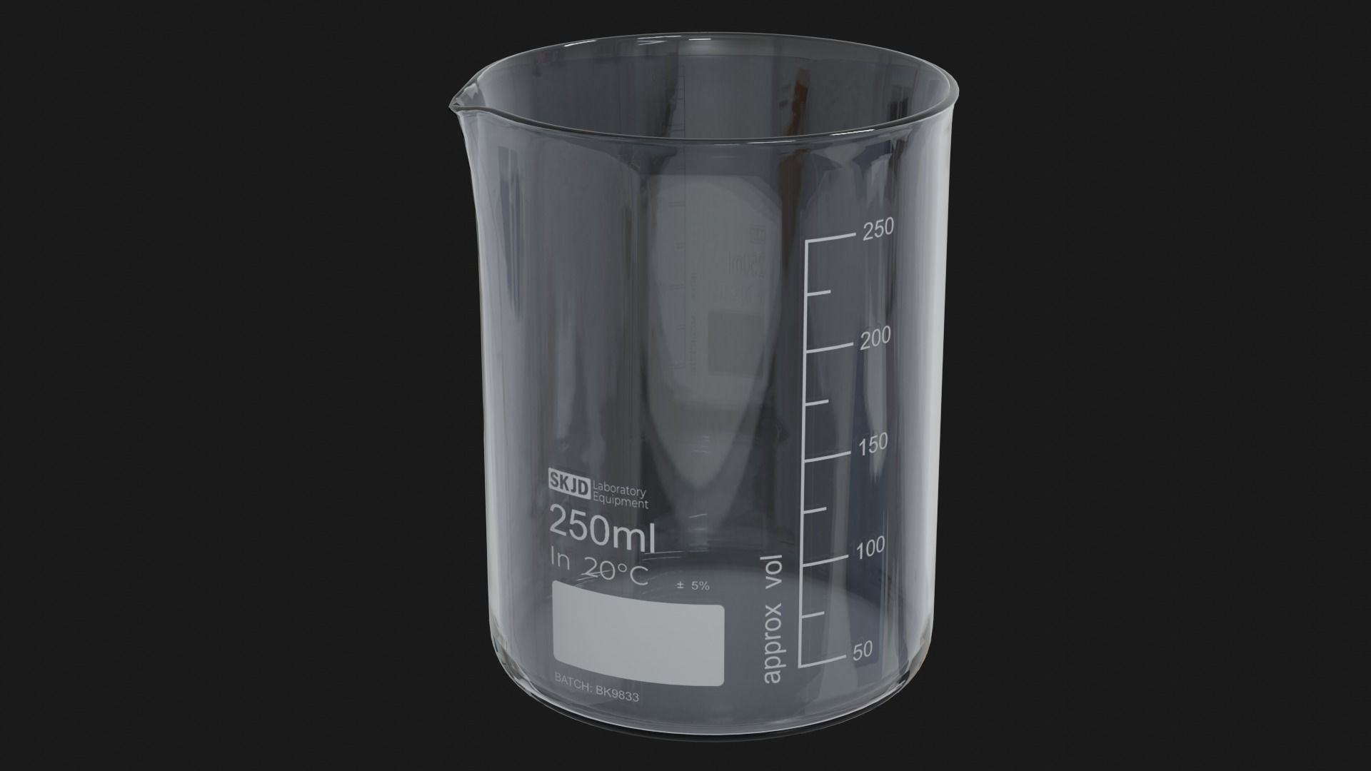 Laboratory Glassware Set 3D model_6