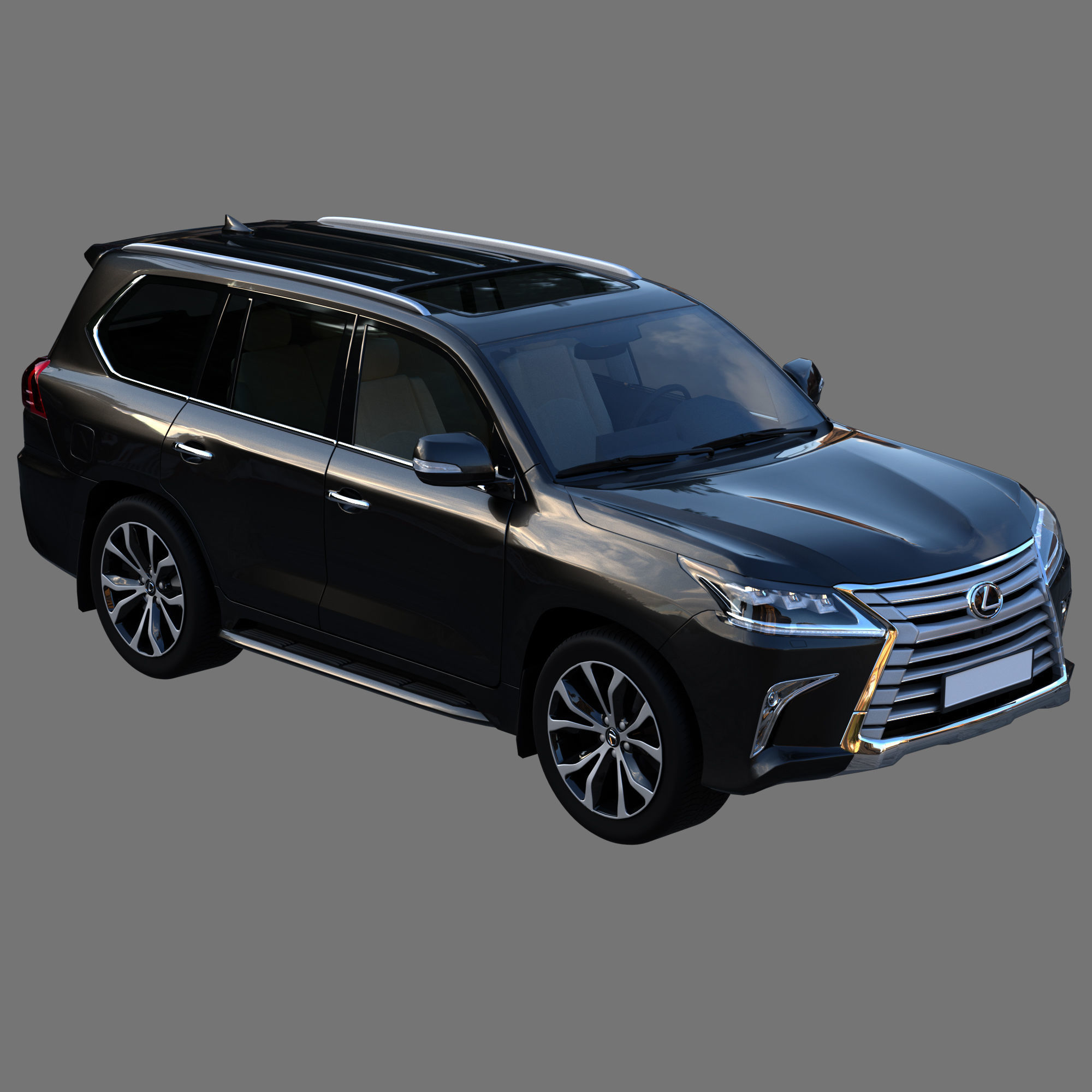 Lexus LX III 3D model_1
