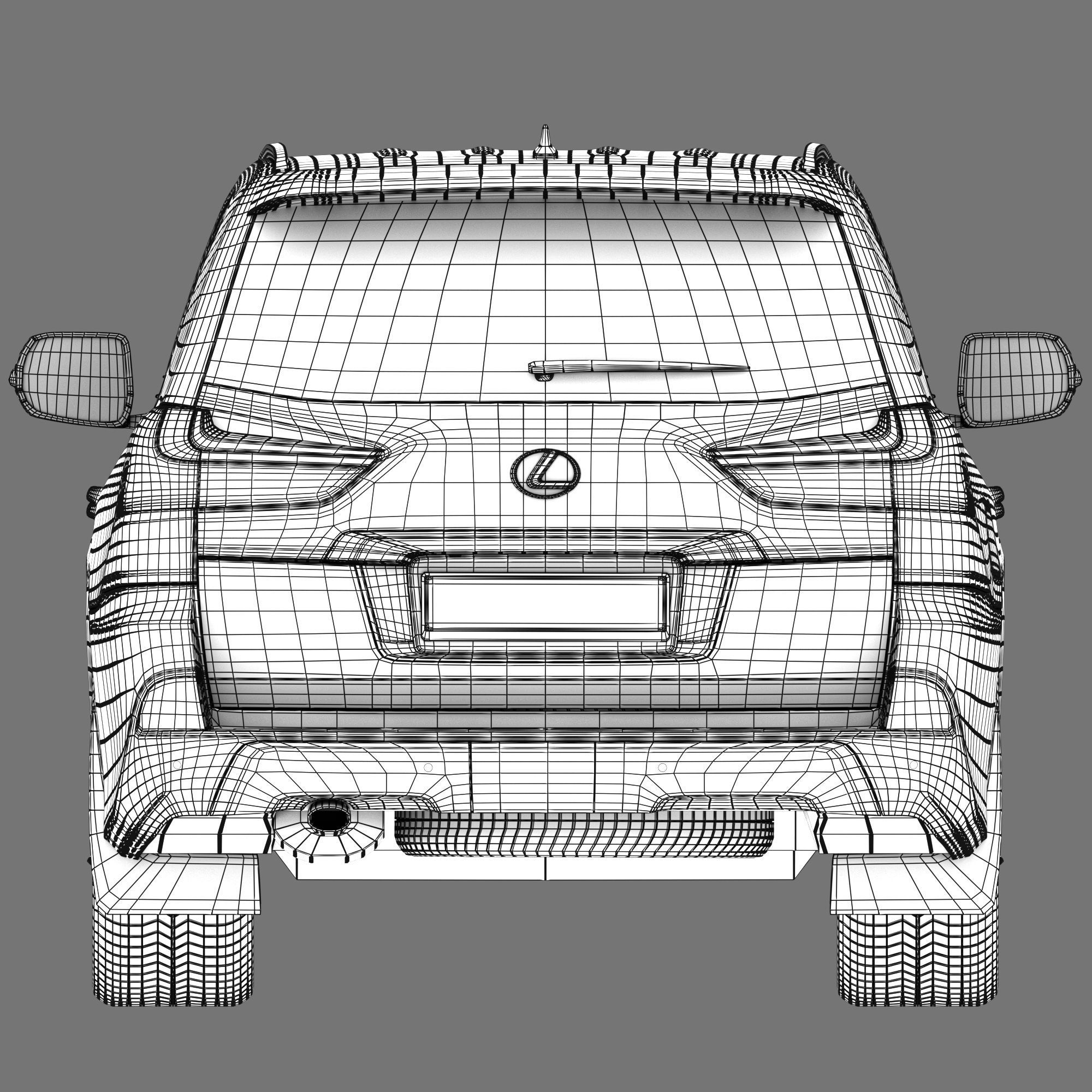 Lexus LX III 3D model_14