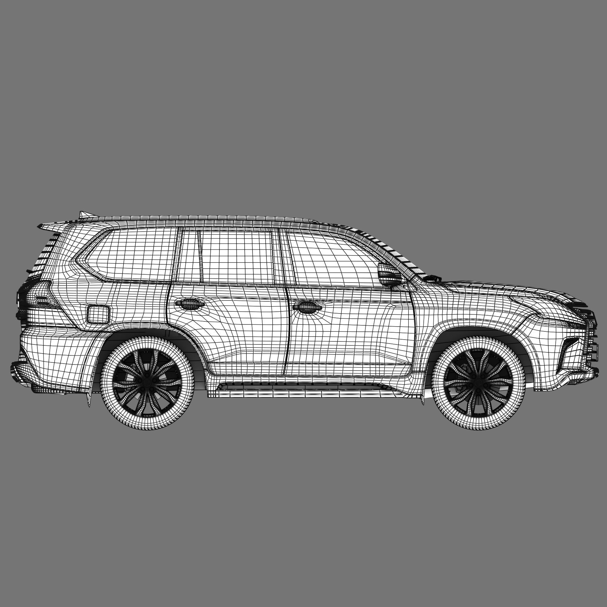 Lexus LX III 3D model_15