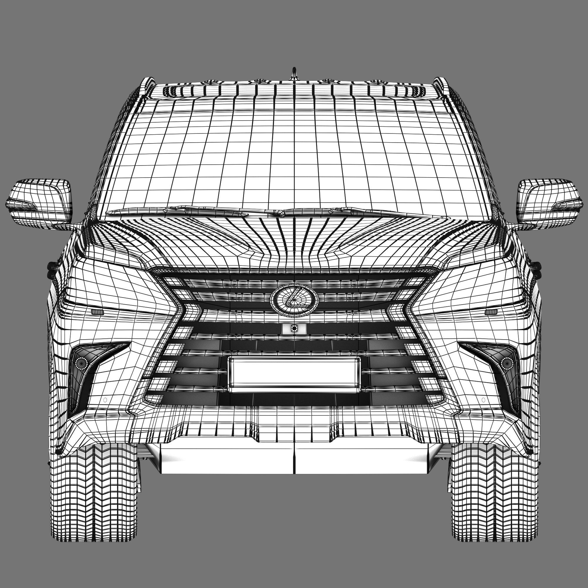 Lexus LX III 3D model_13