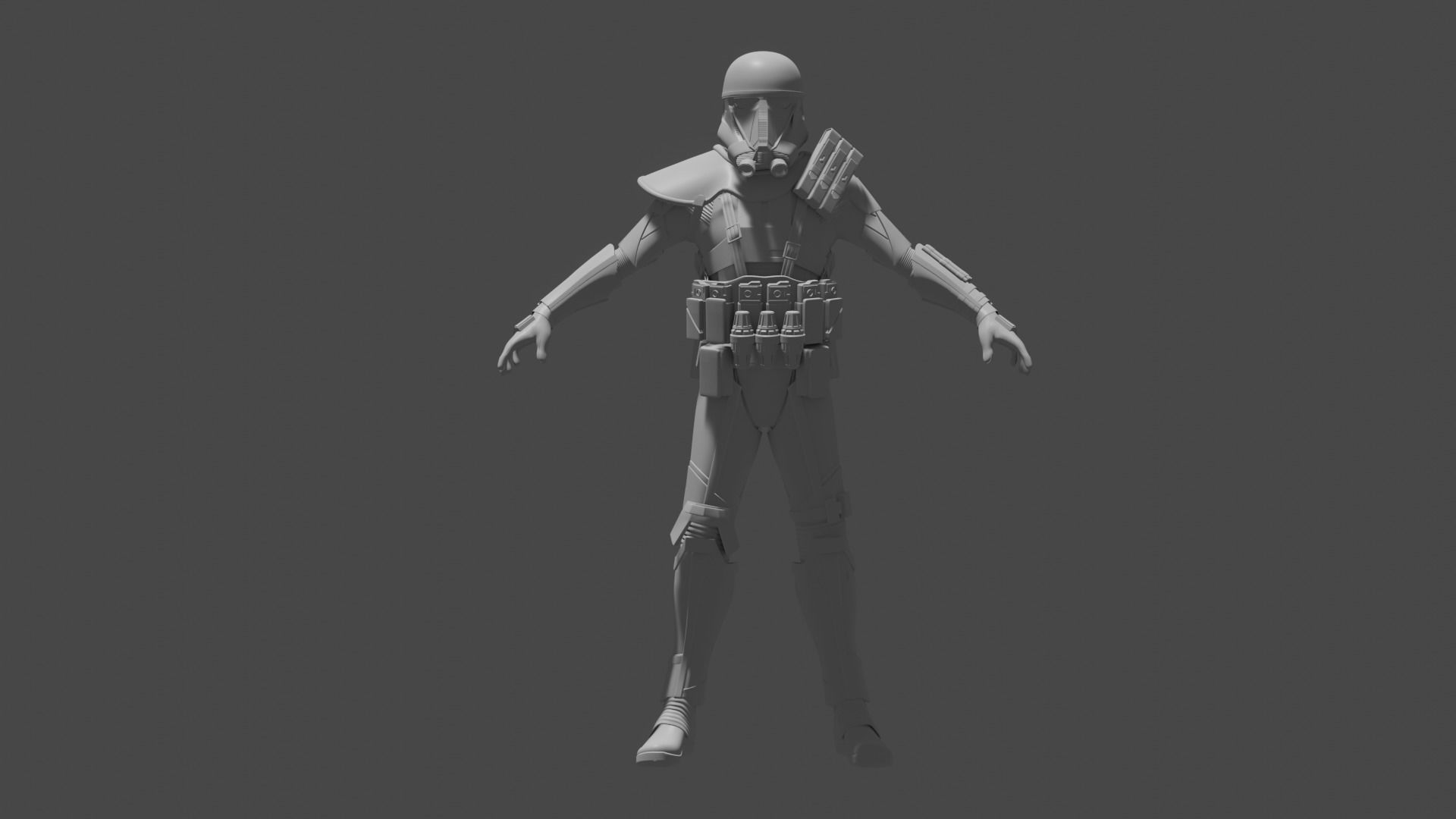 Star Wars Death Trooper 3D print model_5