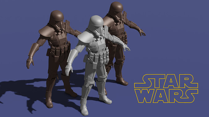 Star Wars Death Trooper 3D print model