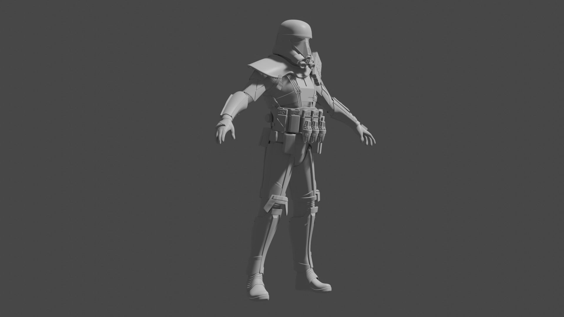 Star Wars Death Trooper 3D print model_3