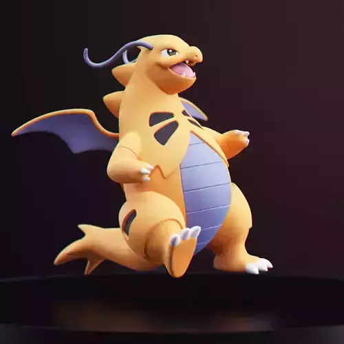 Pokemon - Dragonite x Tyranitar 3D print model