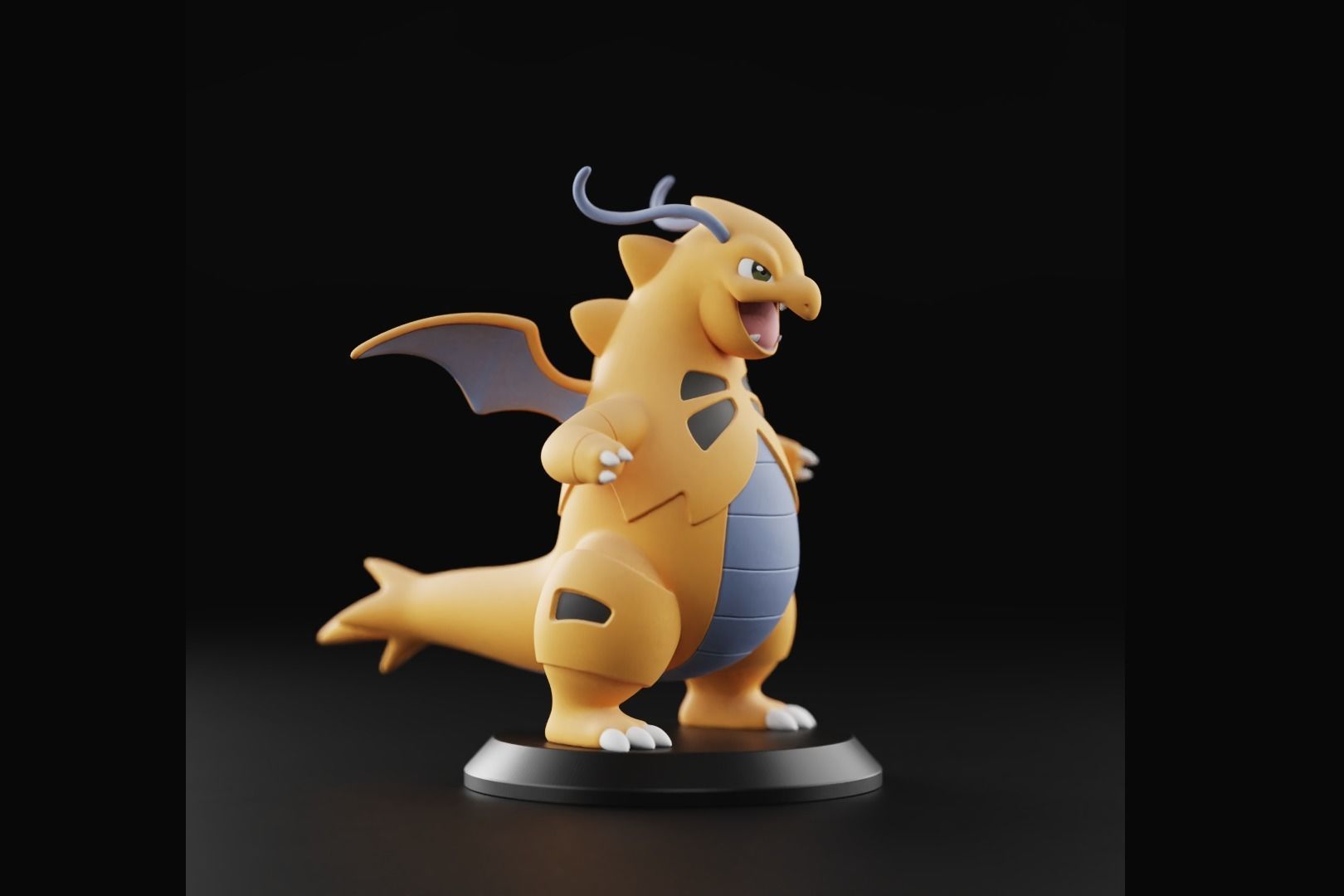 Pokemon - Dragonite x Tyranitar 3D print model_1