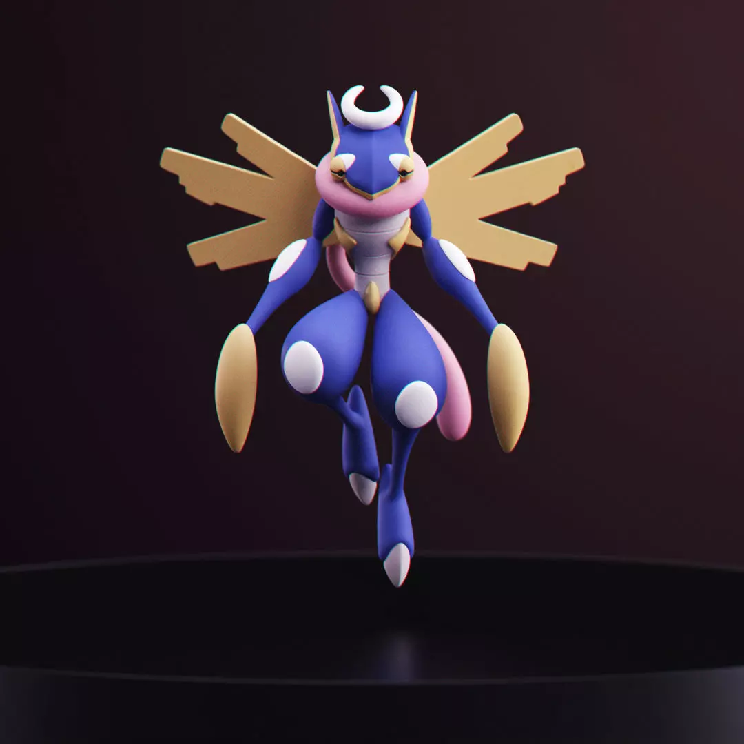 Pokemon - Greninja x Shedinja 3D print model_0