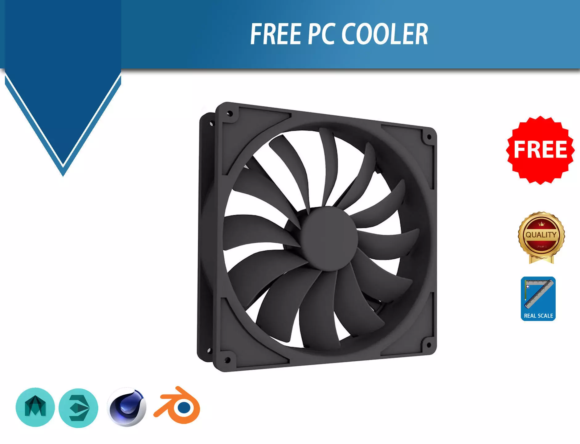 PC Cooler 3D model