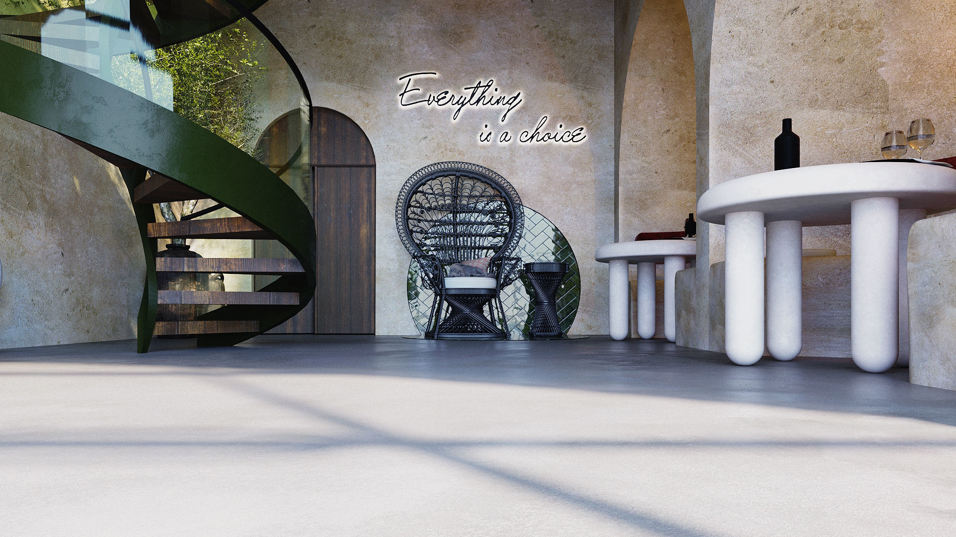 ARCH CAFE Project 3D model_5