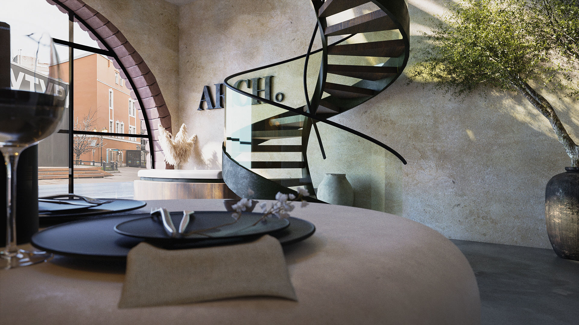 ARCH CAFE Project 3D model_2