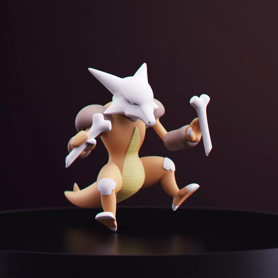 Pokemon - Alakaxam x Marowak 3D print model_0
