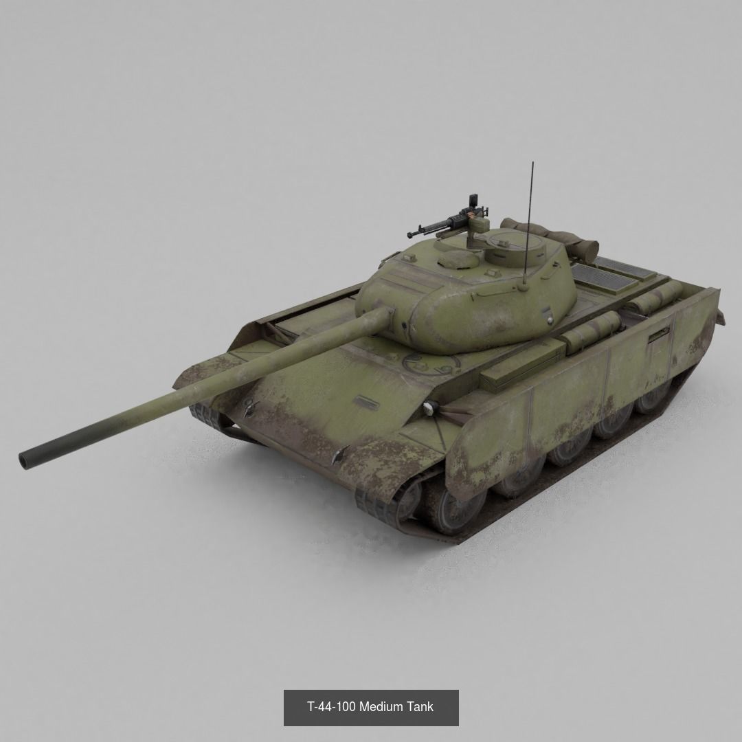 USSR Lowpoly Ground Vehicles  3D Model Collection_73