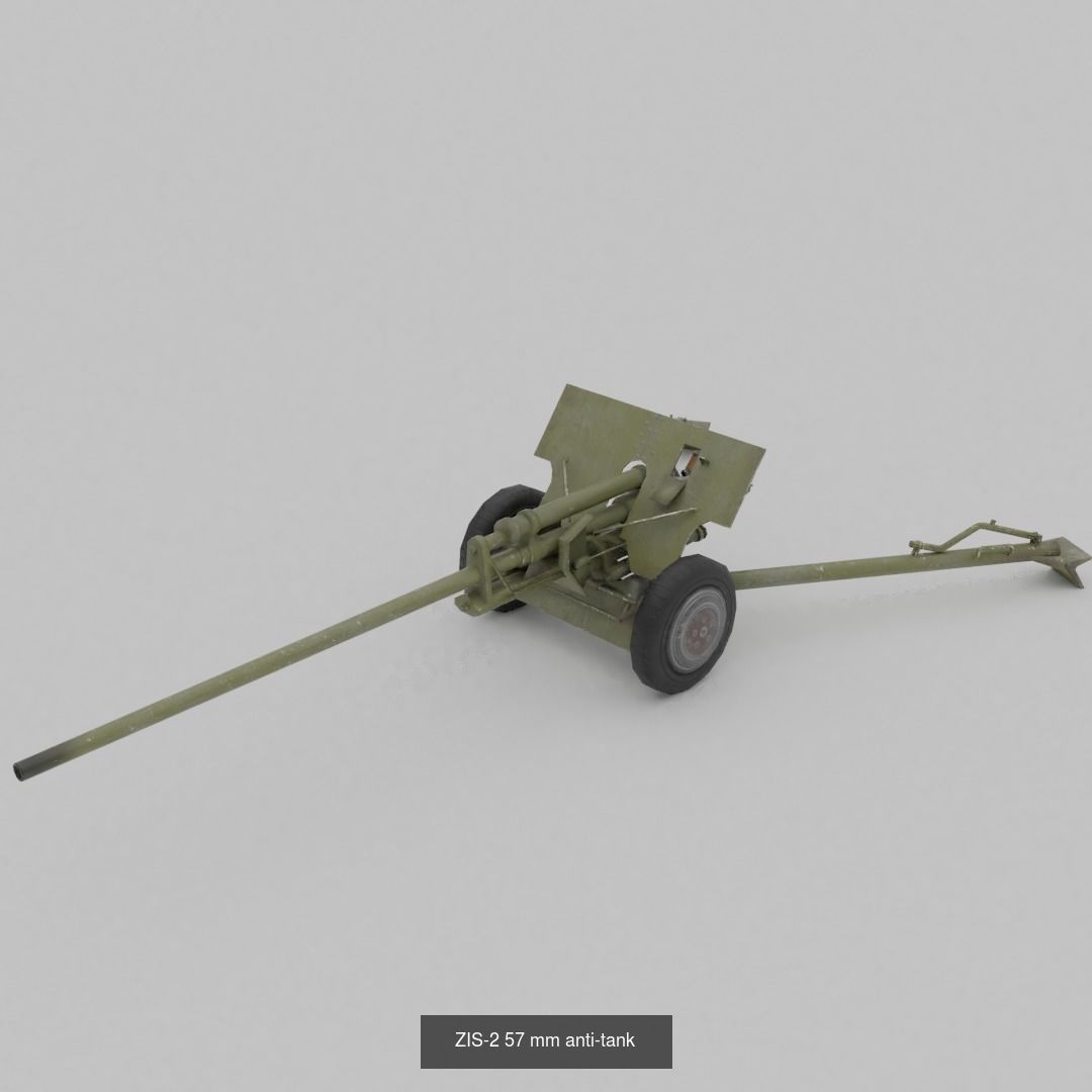 USSR Lowpoly Ground Vehicles  3D Model Collection_35