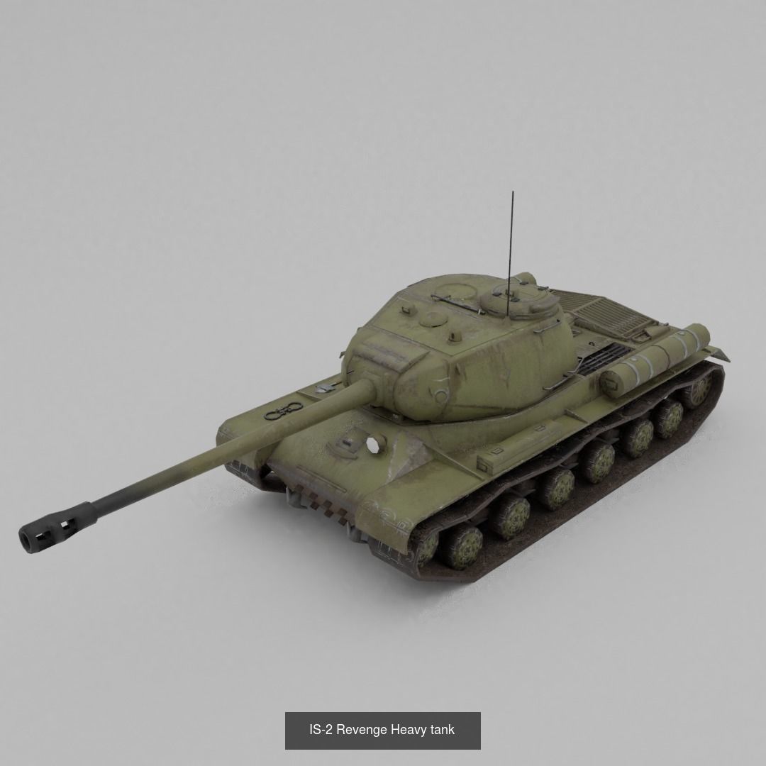 USSR Lowpoly Ground Vehicles  3D Model Collection_65