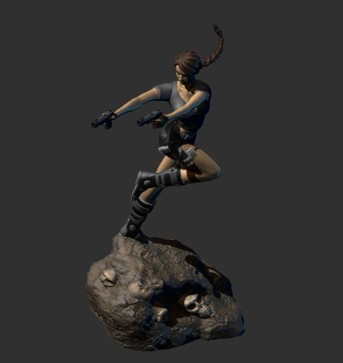 Lara Croft 3d printing 3D print model_7