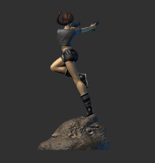 Lara Croft 3d printing 3D print model_2