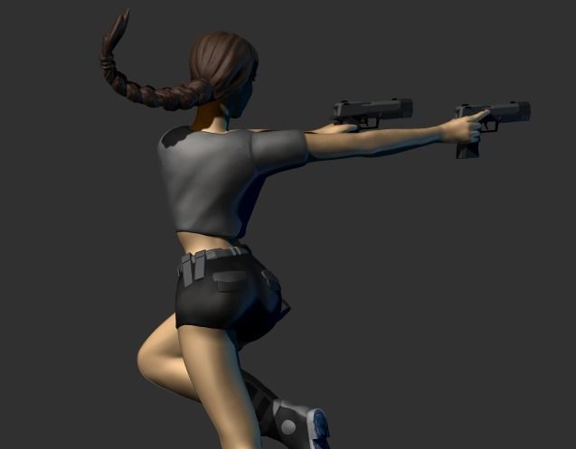 Lara Croft 3d printing 3D print model_6