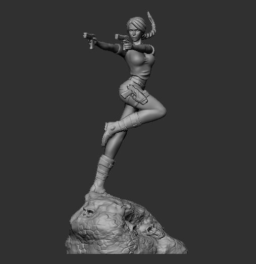Lara Croft 3d printing 3D print model_12
