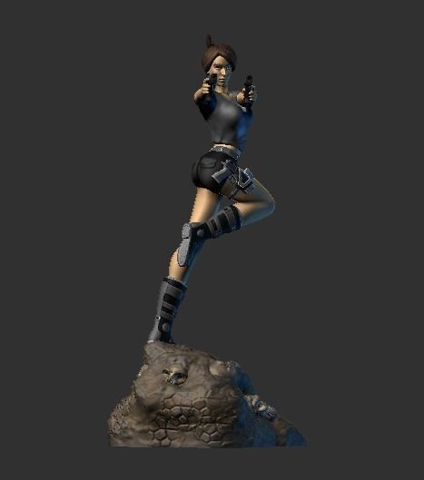 Lara Croft 3d printing 3D print model_4