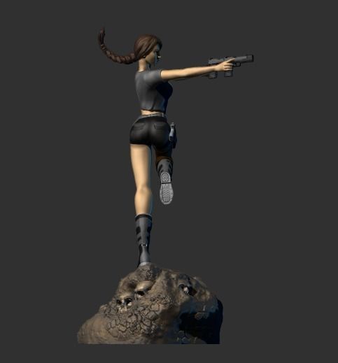Lara Croft 3d printing 3D print model_3