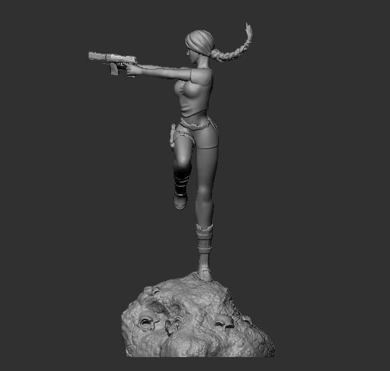 Lara Croft 3d printing 3D print model_8