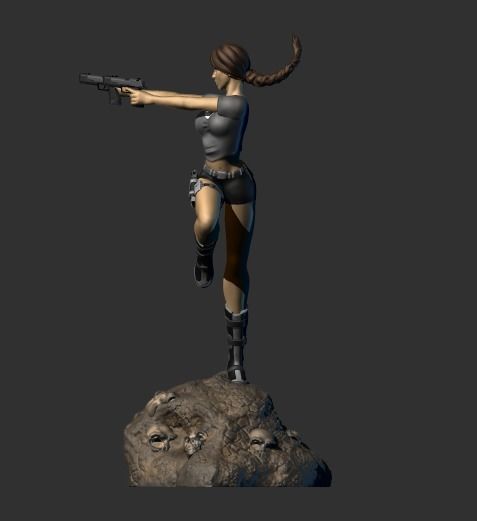 Lara Croft 3d printing 3D print model_1