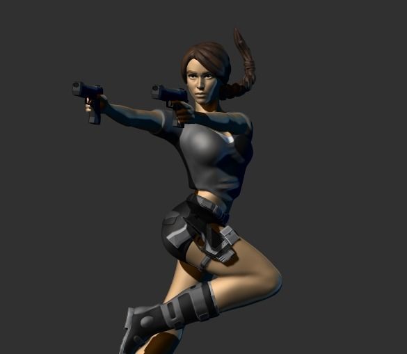 Lara Croft 3d printing 3D print model_5
