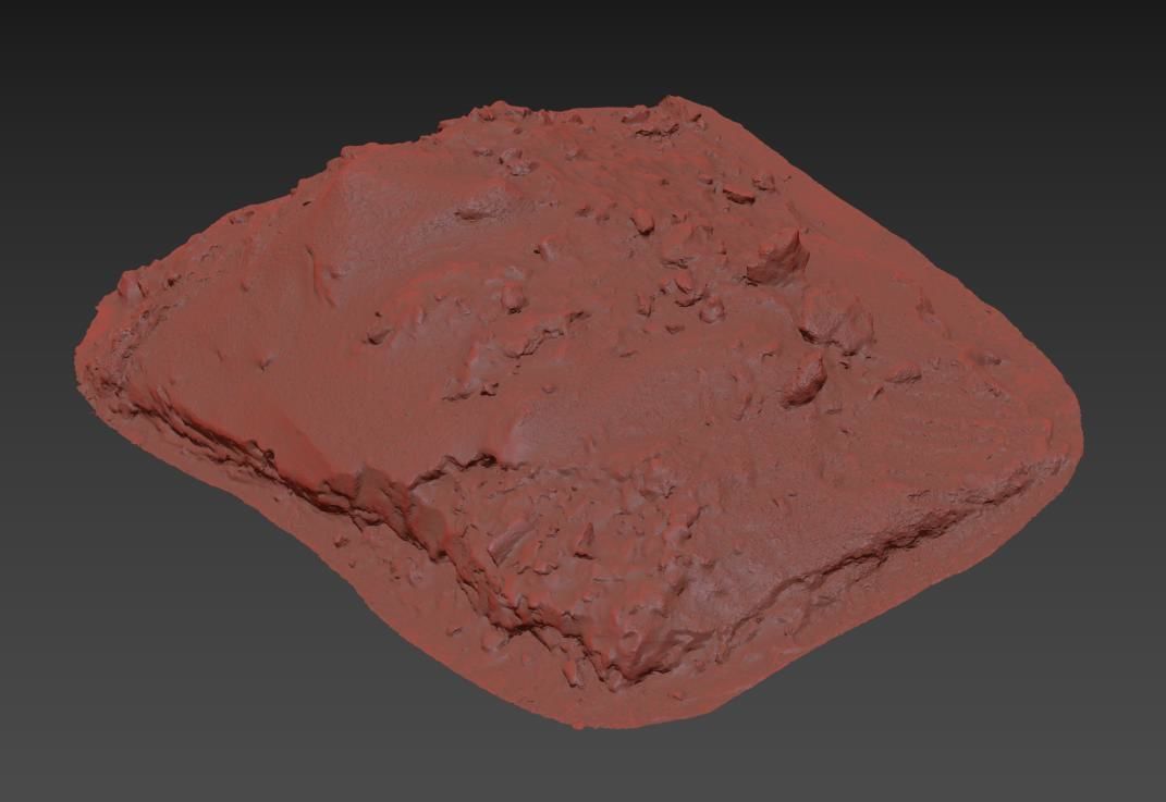 Ultra realistic a Pile of snow 3D model_9