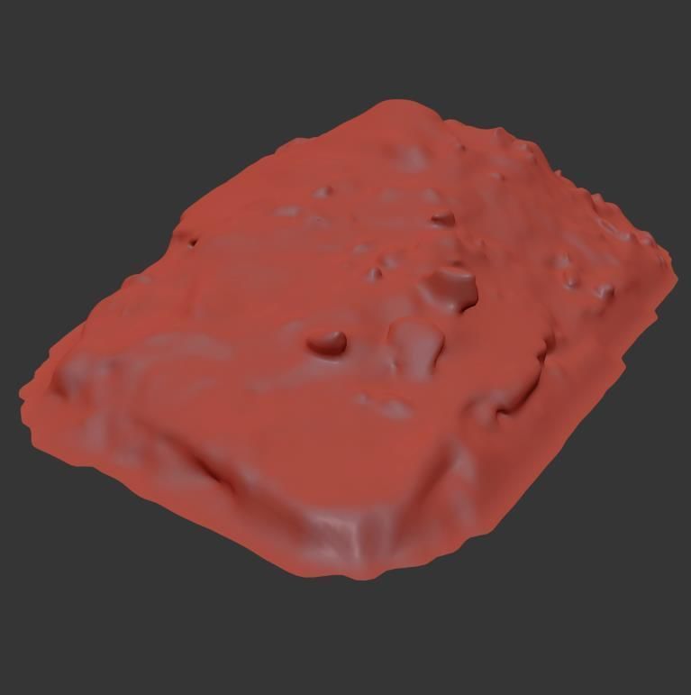 Ultra realistic a Pile of snow 3D model_4