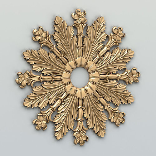 Round rosette 030 3D model
