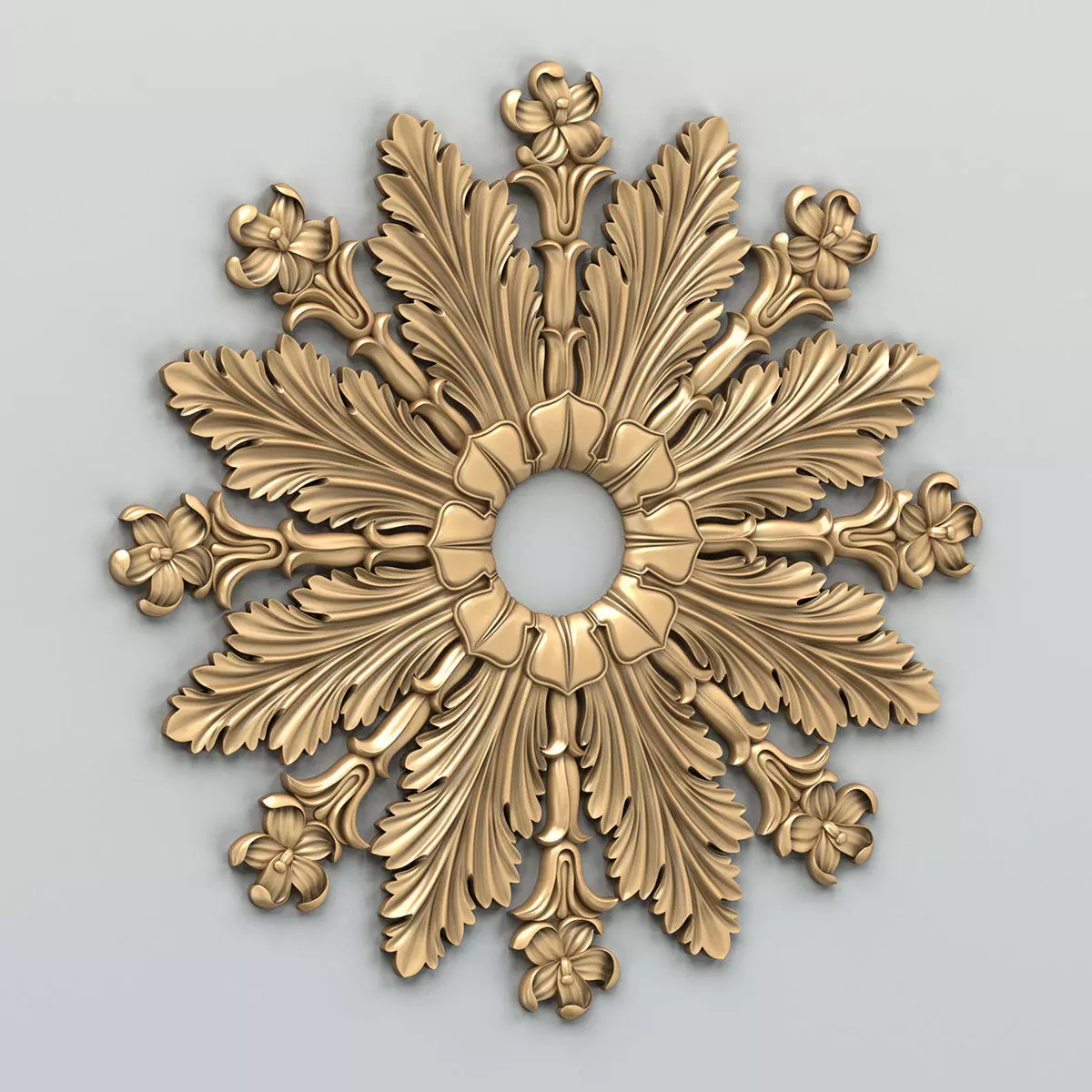 Round rosette 030 3D model