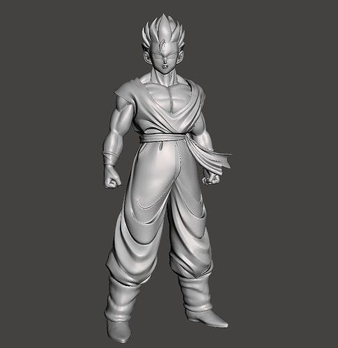 Son Gohan Adult 3D Model 3D print model