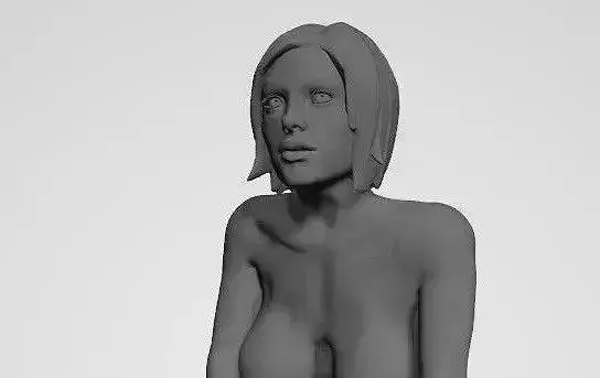 SITTING 8 woman on rock