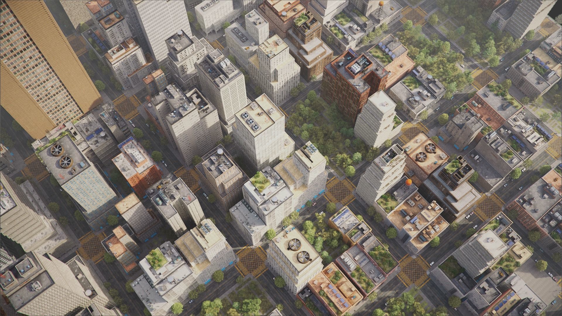 Realistic City S6-v2 MAYA Low-poly 3D model_16