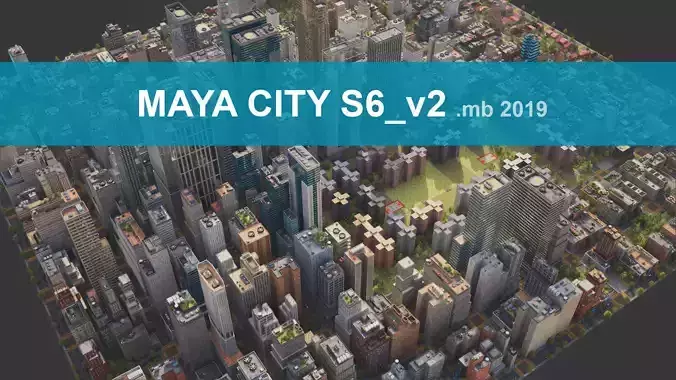 Realistic City S6-v2 MAYA