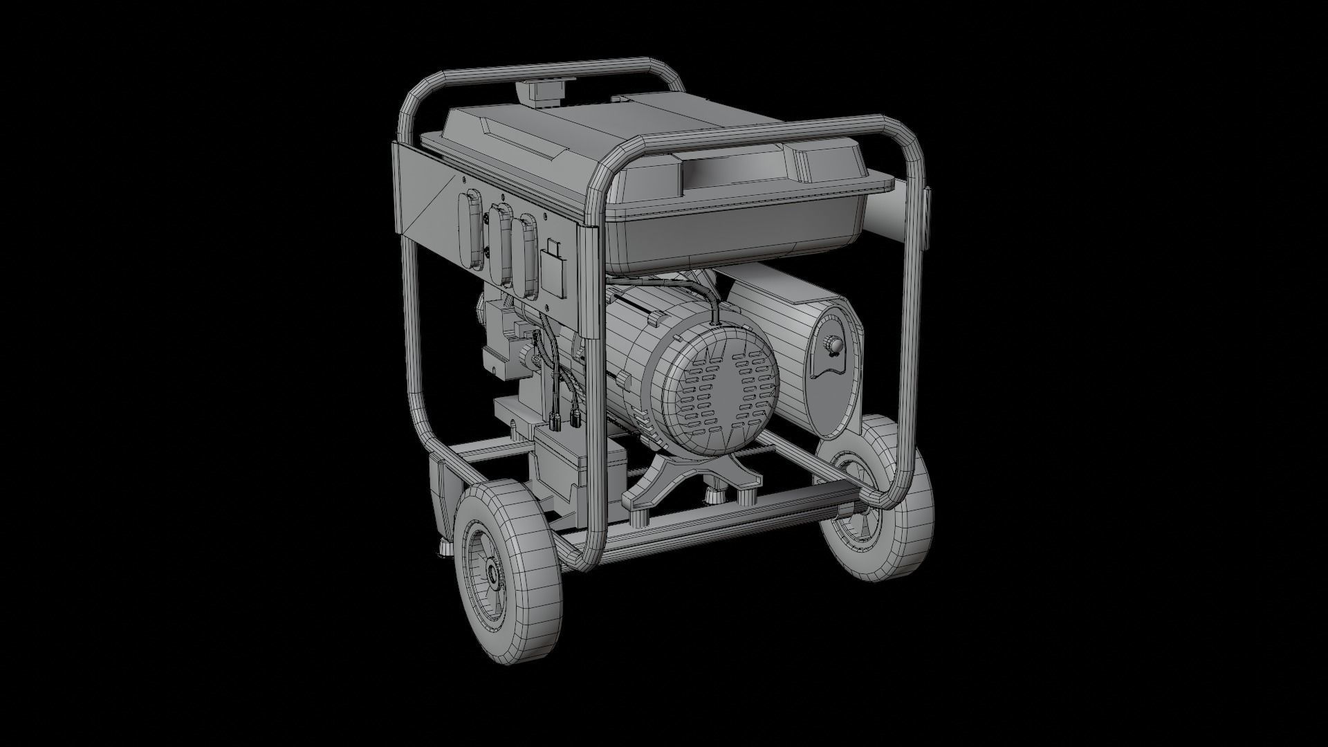 Electric Generator 3D model_11