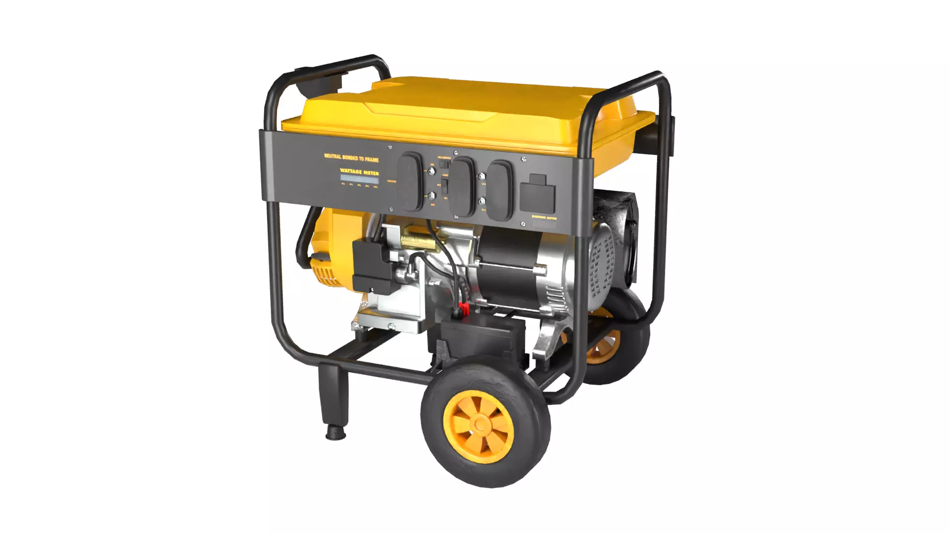 Electric Generator 3D model_0